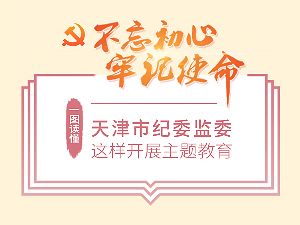 一图读懂｜天津市纪委监委这样开展主题教育